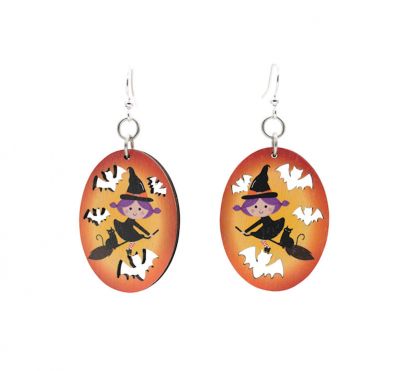 Flying Witch Earrings