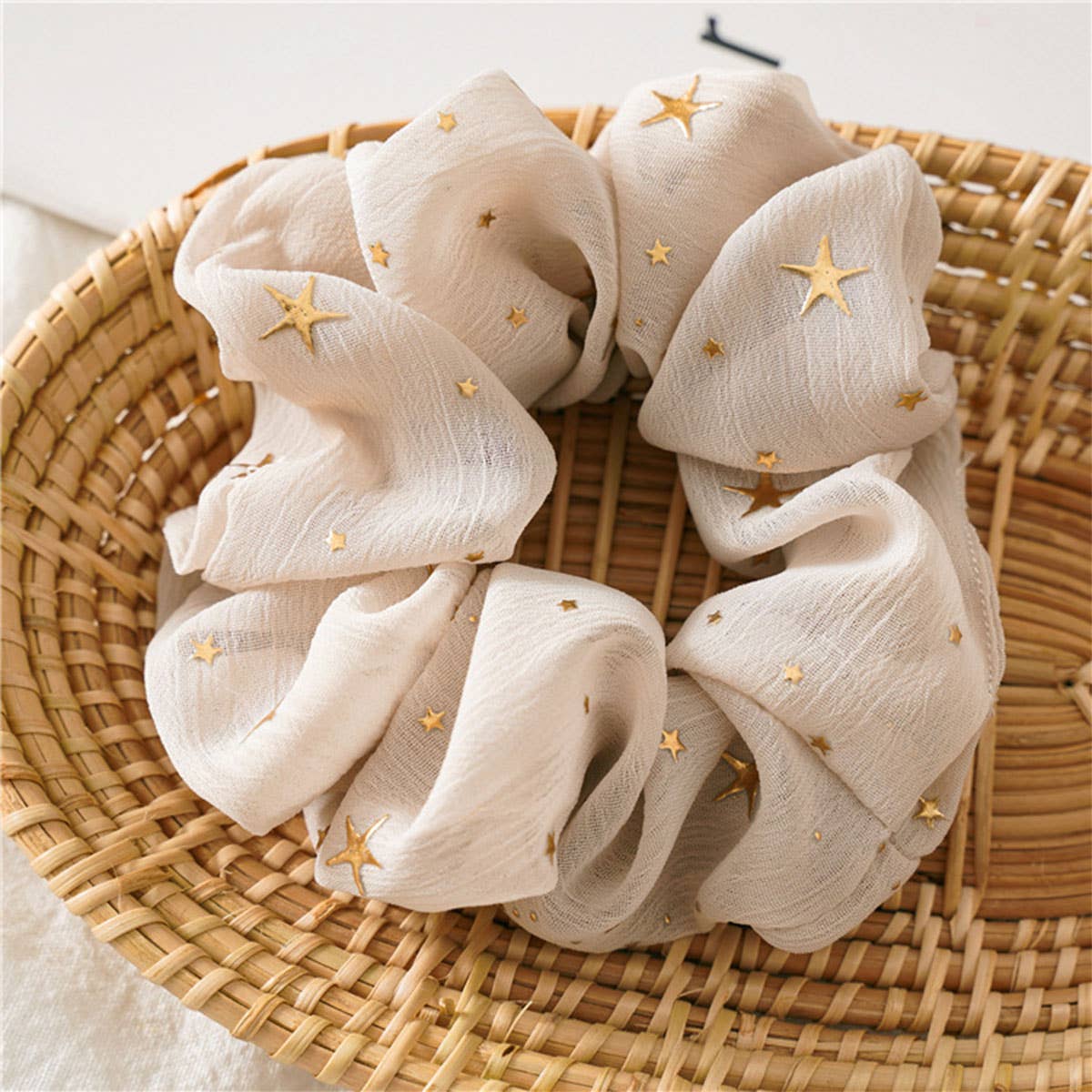 Golden Star Scrunchies