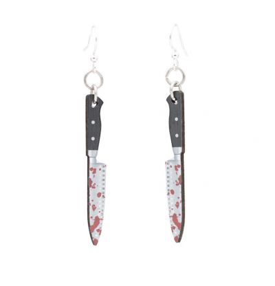 Halloween Chef's Knife Earrings