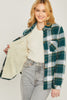 Sherpa Lined Plaid Flannel