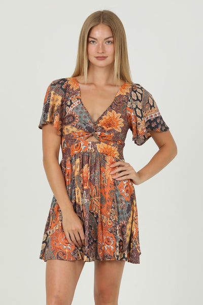 Sunset Cutout Dress