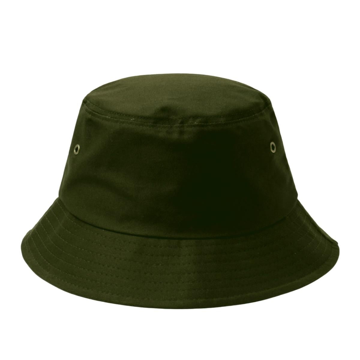 Olive Canvas Bucket Hat