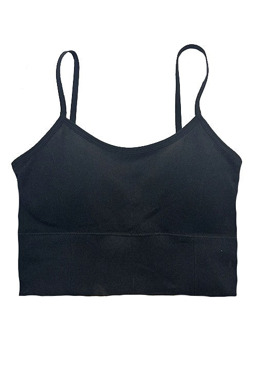 New Style Ribbed Longline Bralette