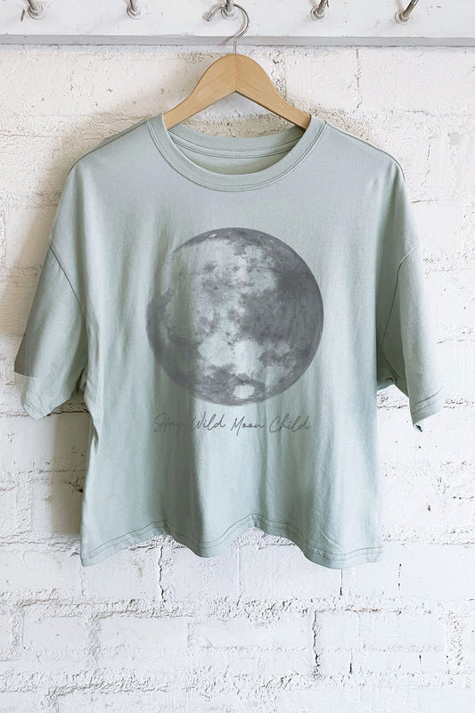 "Stay Wild Moon Child" Long Cropped Tee