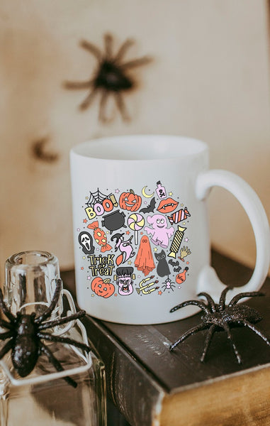 Spooky Doodles Halloween Mug