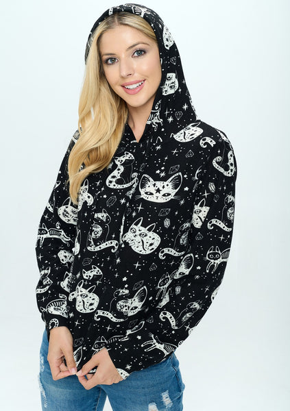 Crystal Cat Hoodie