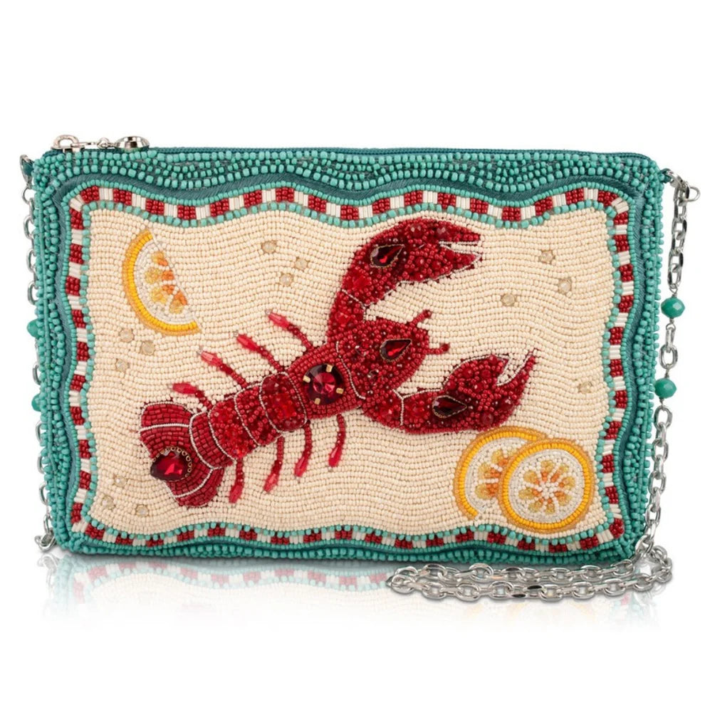 Crack Me Up Hand Beaded Crossbody