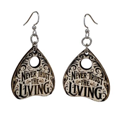 Ouija Planchette Earrings