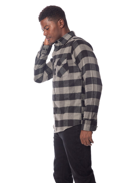 Men's Charcoal Flannel