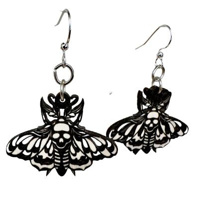 Death Moth Earrings