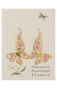 Butterfly Dried Flower Earrings