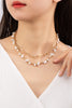 2 Necklace Set Pearl & Chain
