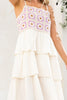Crochet Square Tiered Dress