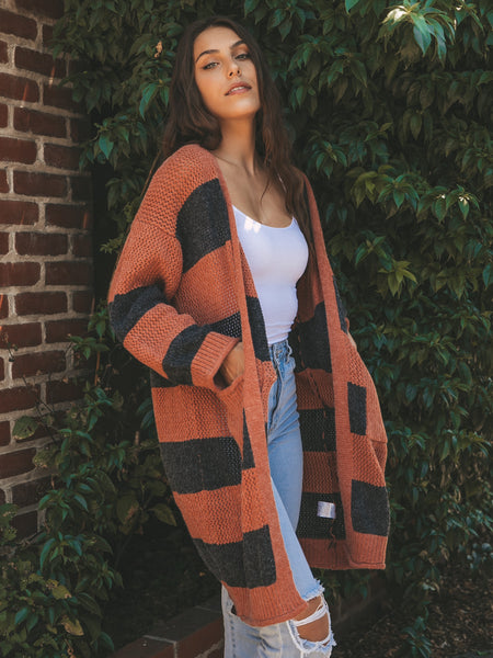 Halloween Striped Cardigan