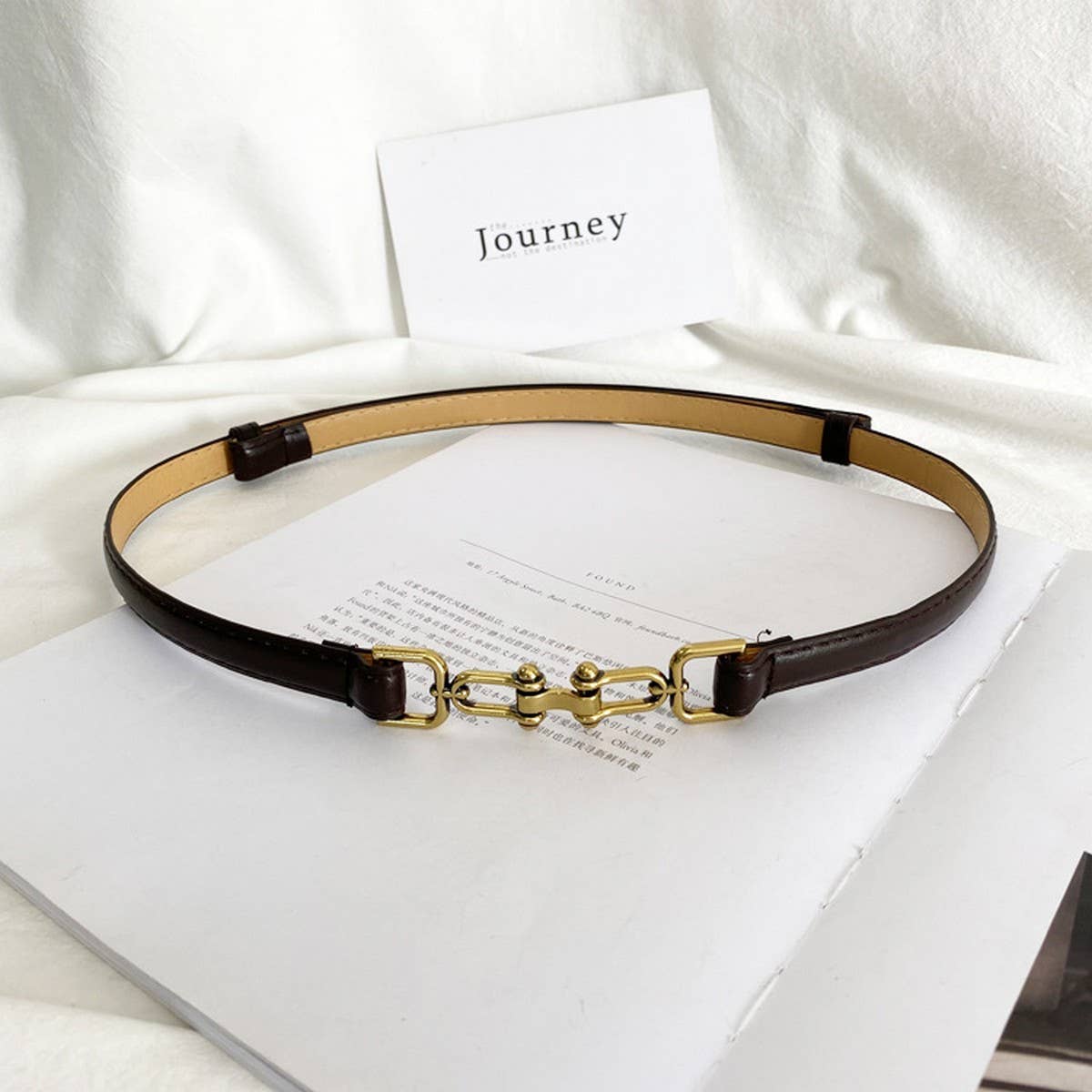 Vintage Inspired Thin Waist Belt