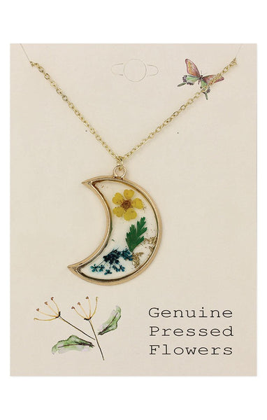 Night Blooms Dried Flower Necklace