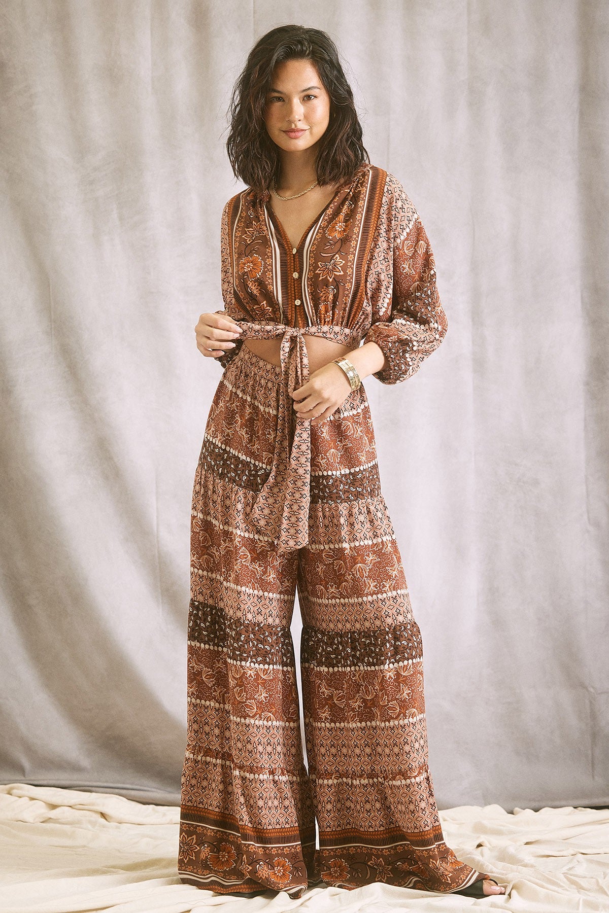 Boho Wide Leg Jumpsuit