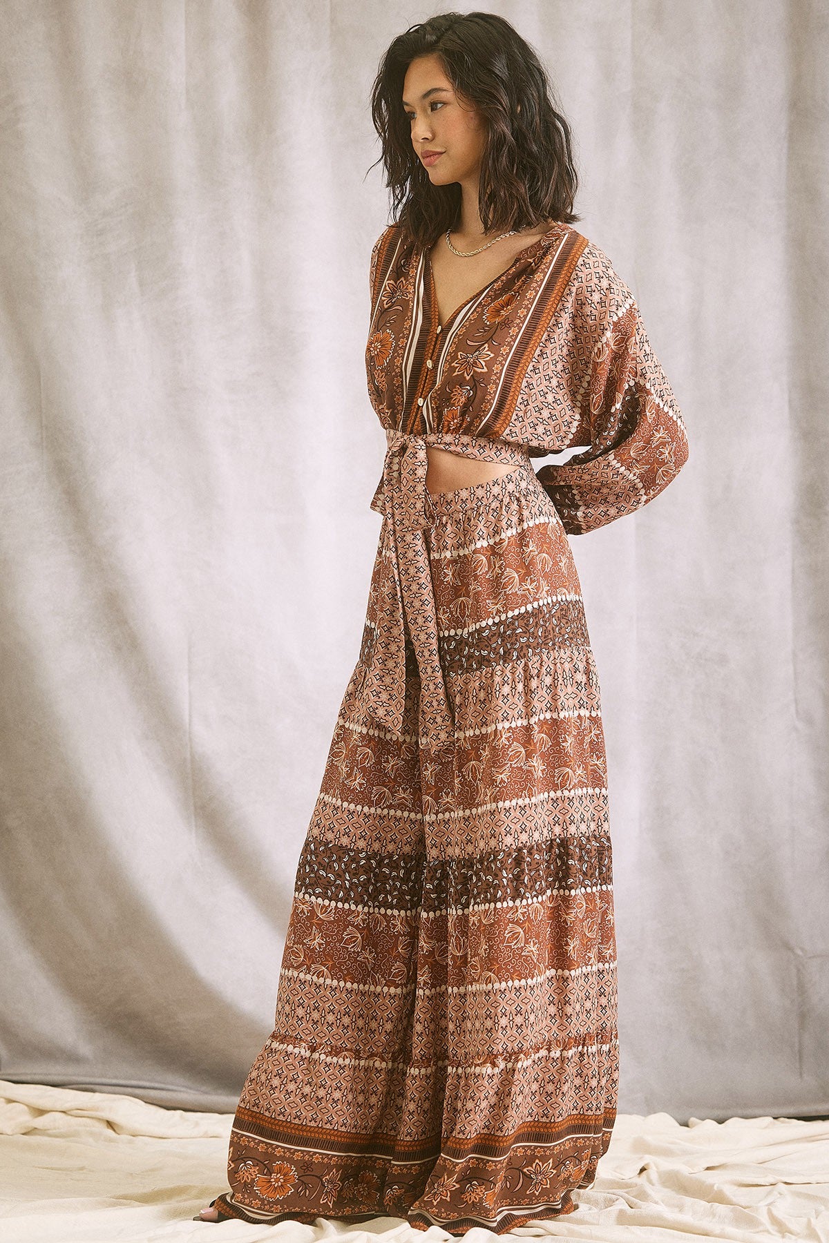 Boho Wide Leg Jumpsuit