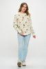 Hedgehog Mushroom Print Sweatshirt