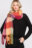 Soft & Cozy Plaid Fringe Scarf