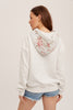 Quilted Ditsy Floral Hoodie