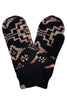 Aztec Mitten w/ Ribbed Cuff