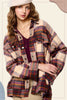 Berry Plaid Shacket