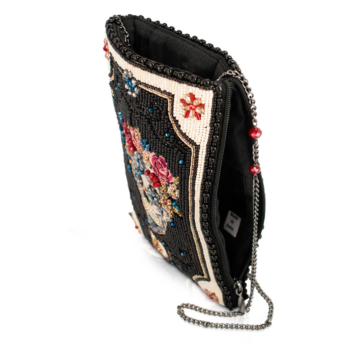 Hand Beaded Sugar Skull Crossbody
