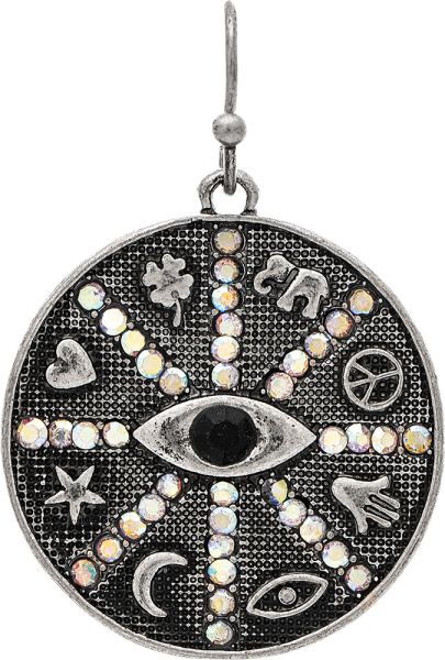 Magical Lucky Symbols Amulet Earring