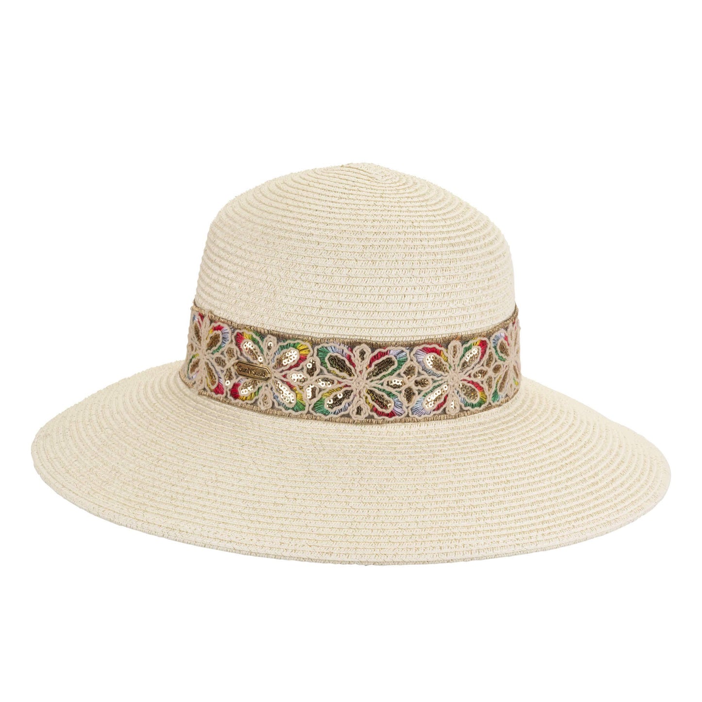 Embroidered Band Bucket Hat