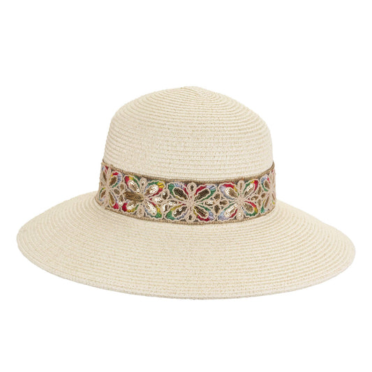 Embroidered Band Bucket Hat