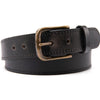 Side Stitch Leather Belt