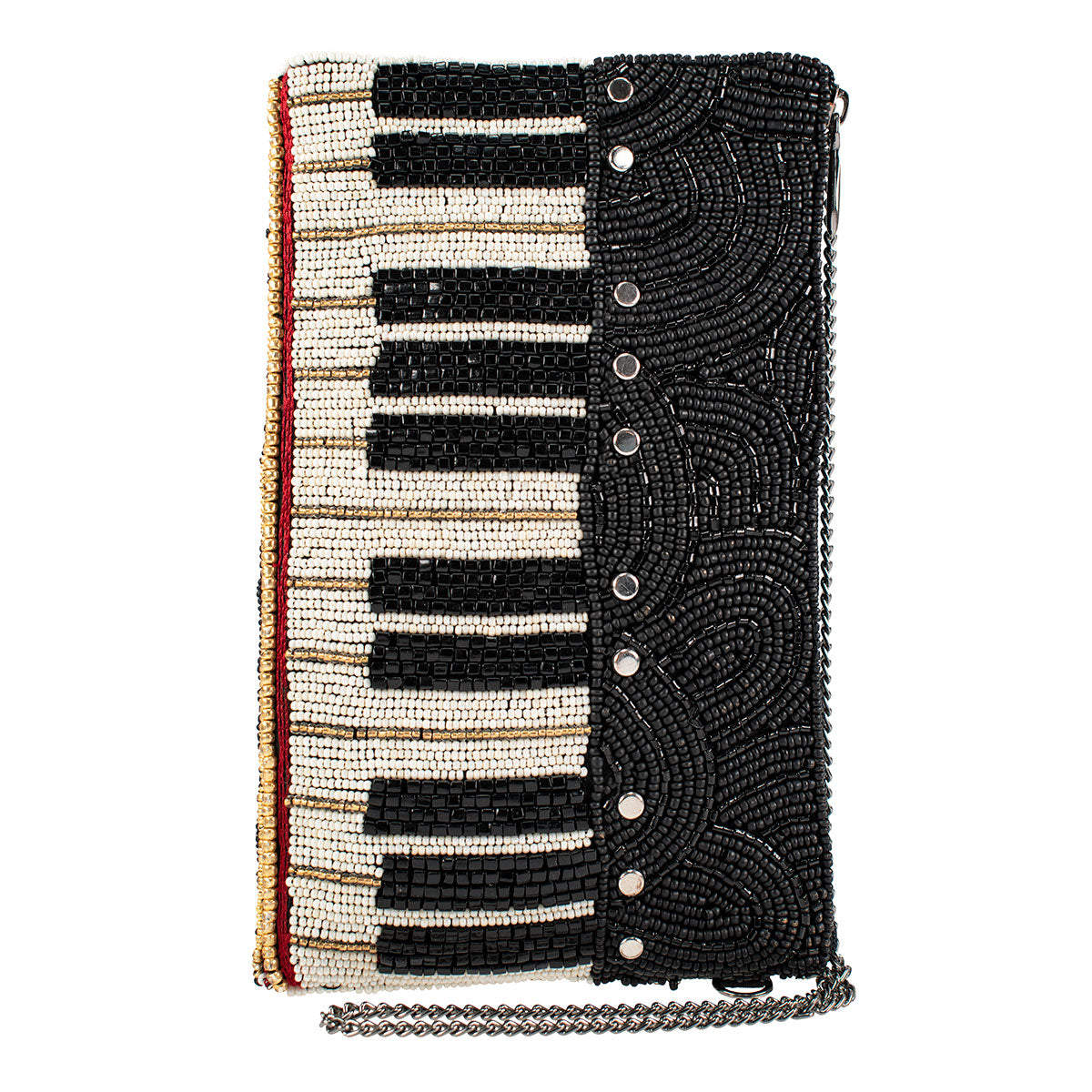 Keys To My Heart Beaded Piano Keys Crossbody Phone Bag