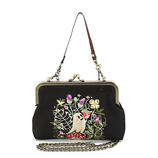 Ghost In Strawberry Field Kisslock Bag