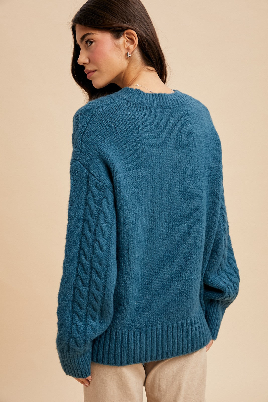 Wool Blend Embroidered Sweater