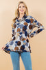 Cowl Neck Tunic Top