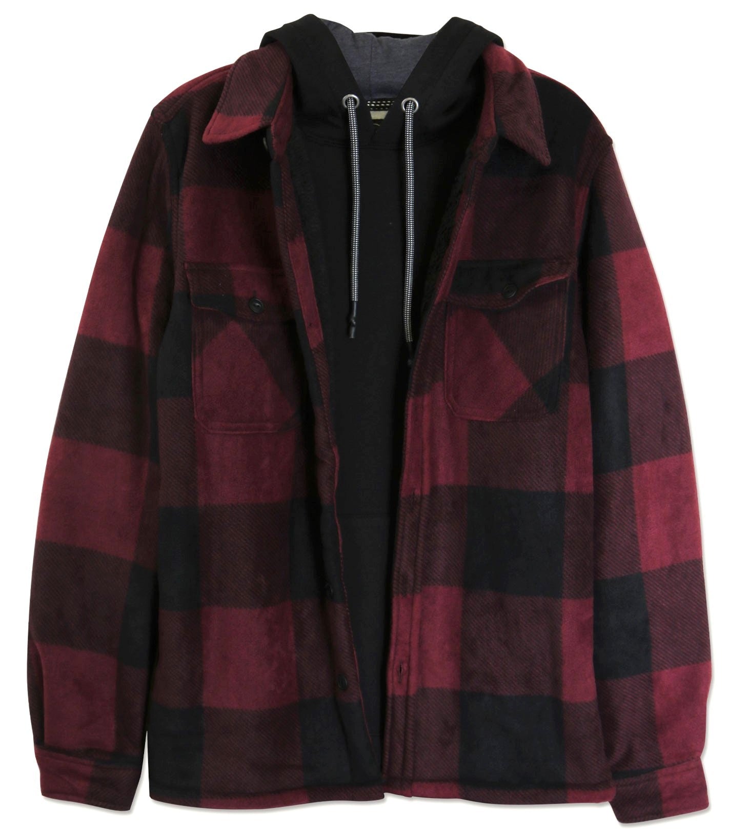 Polar Fleece Plaid Jacket