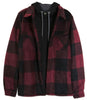 Polar Fleece Plaid Jacket