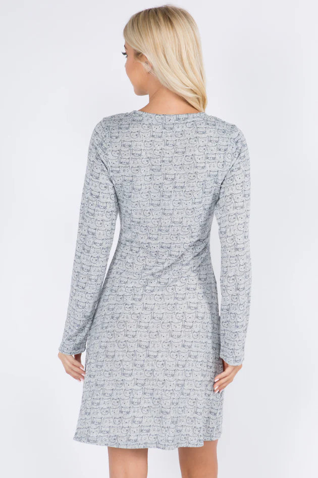 Cat Face Winter Tunic