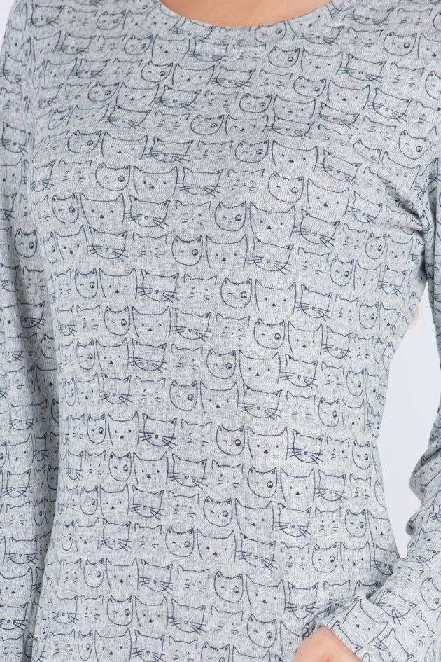 Cat Face Winter Tunic