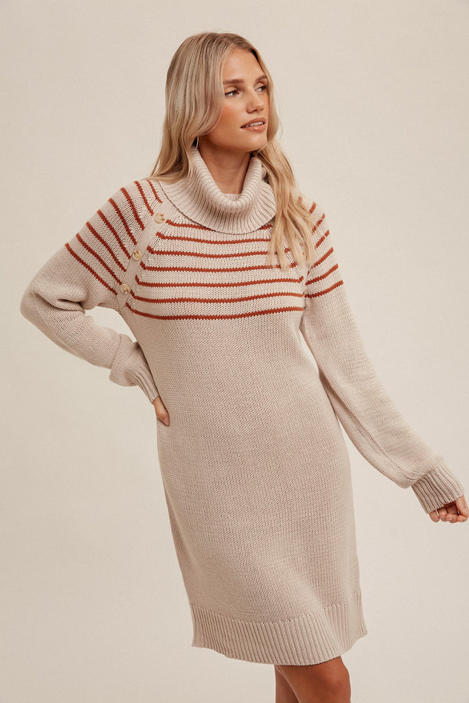 Favorite Fall Knit Sweater Dress