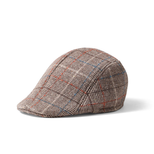 Men's Brown Checkered Ivy