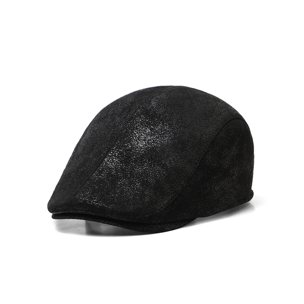 Men's Faux Aged Leather Ivy Hat