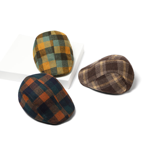 Men's Fall/Winter Plaid Cap