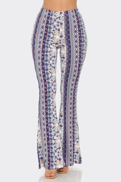 Boho Print Bell Bottoms