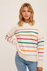 Colorful Striped Pullover