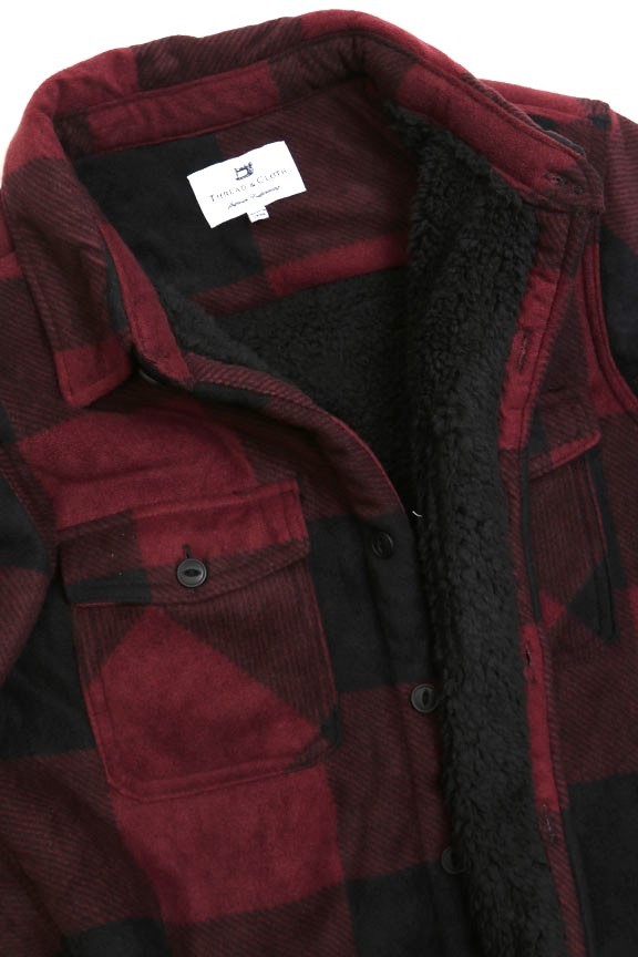 Polar Fleece Plaid Jacket