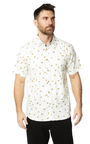 Men's S/S Button Up Taco Shirt
