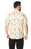 Men's S/S Button Up Mushroom Shirt