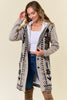 Sherpa Lined Hooded Cardigan